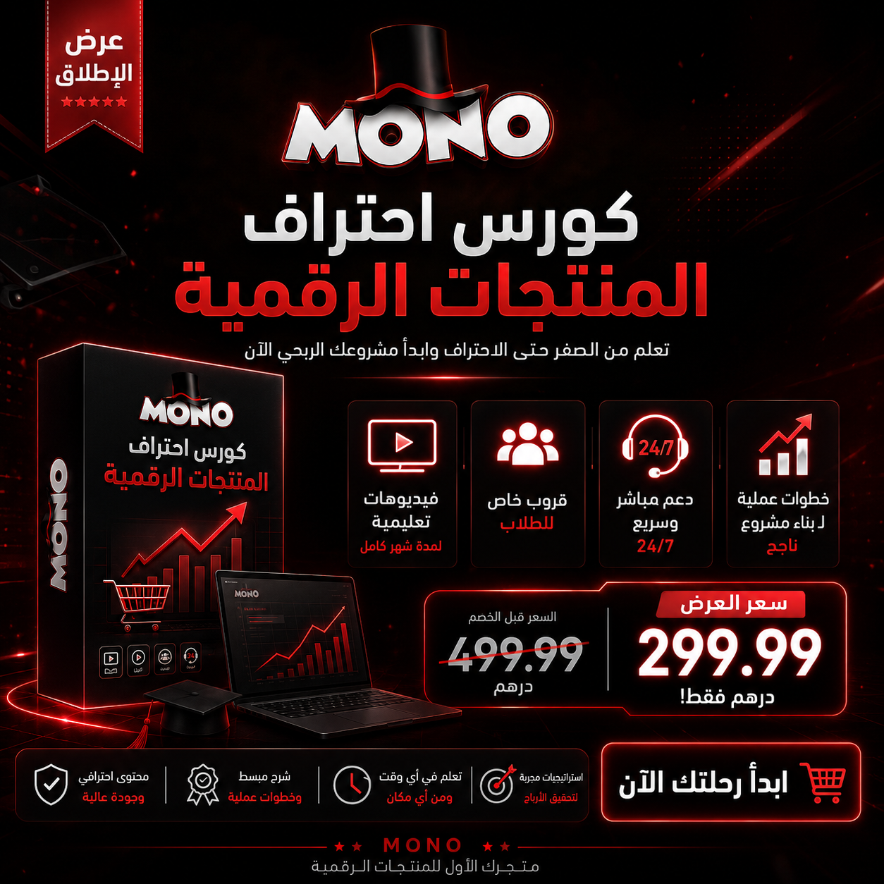 كورس احتراف المنتجات الرقمية